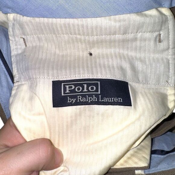 Polo Ralph Lauren Fine Tailoring Tobacco Brown Twill Trousers 36/30 - Picture 11 of 13